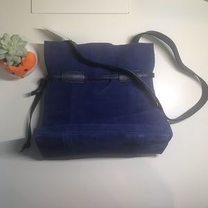 NWT Cute blue leather bag
